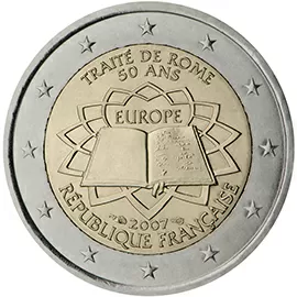 France 2 euro (2007) - 50 years treaty of Rome